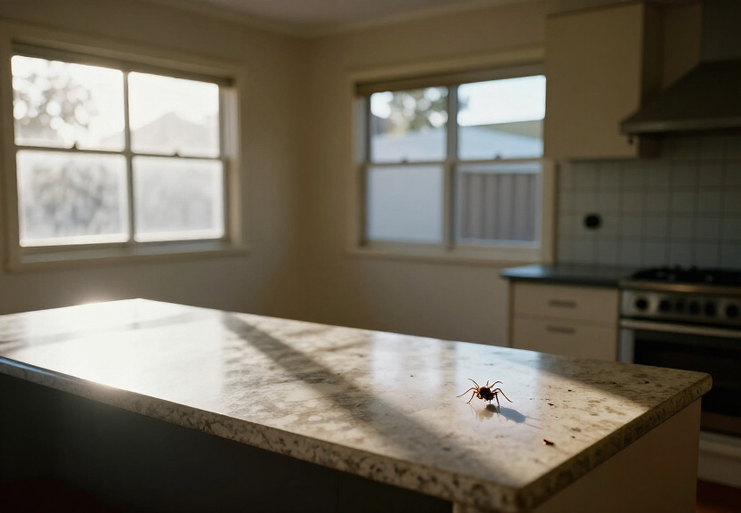 Ant trail in a Colyton bathroom before pest control